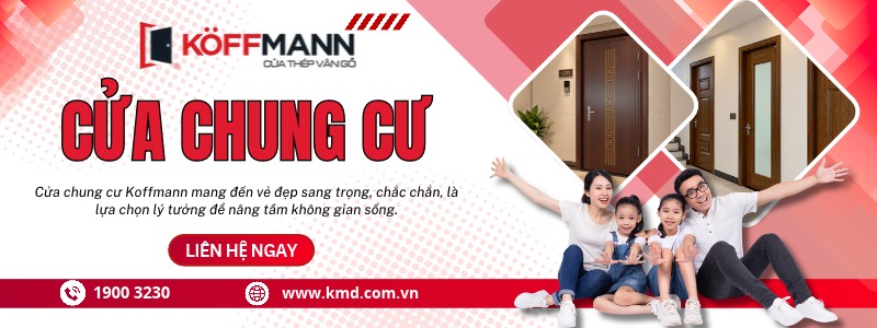 Mua -Lắp đặt cửa chung cư uy tín, giá tốt tại Koffmann