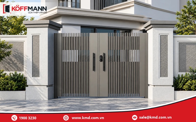 Mẫu cửa cổng tự động