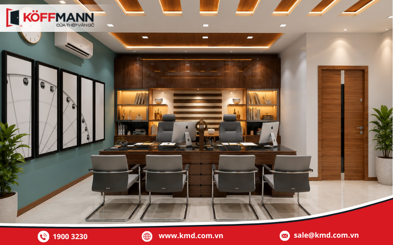 Cửa nhựa composite văn phòng