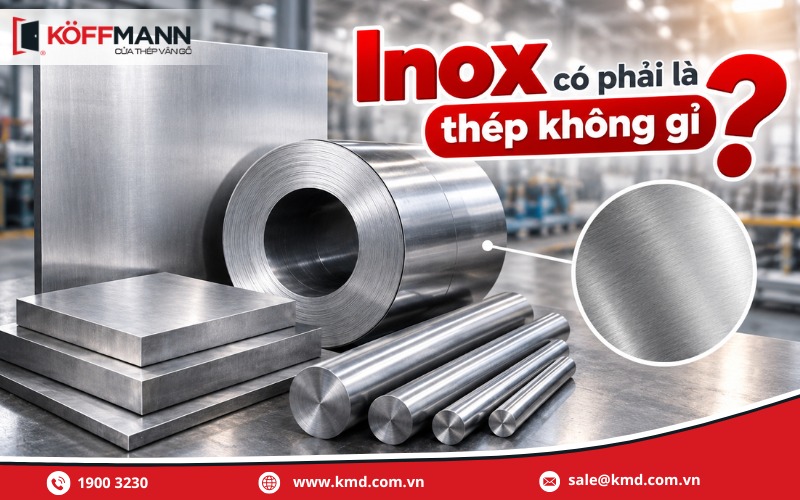 Inox có phải là thép không gỉ không?