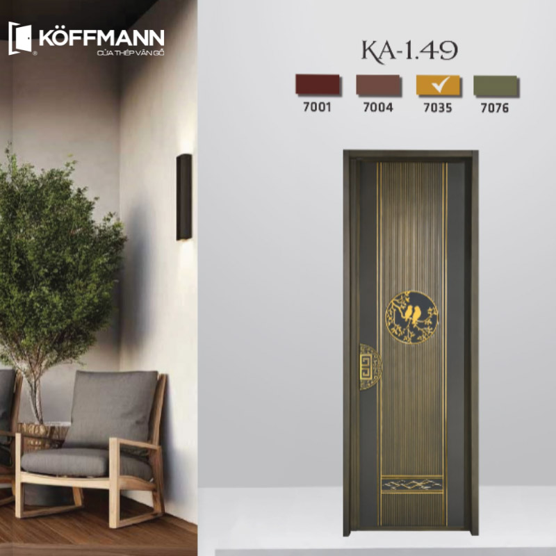 Đặc điểm nổi bật của cửa th&eacute;p Classic KA-1.49