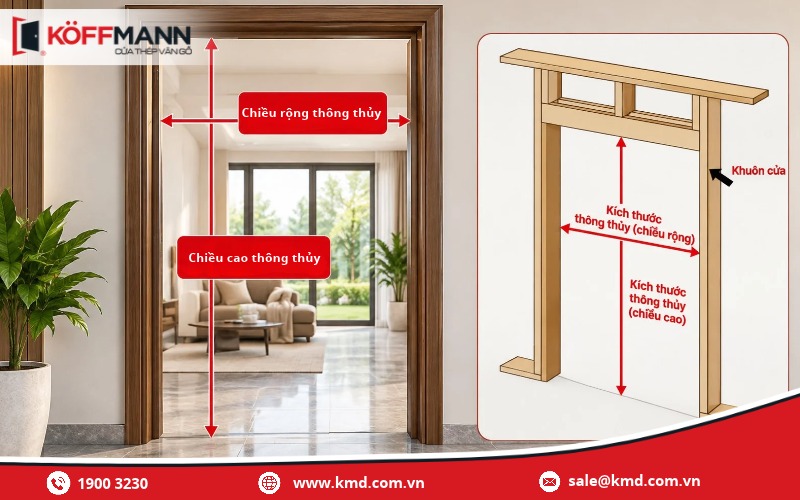 Kích thước thông thủy là gì?