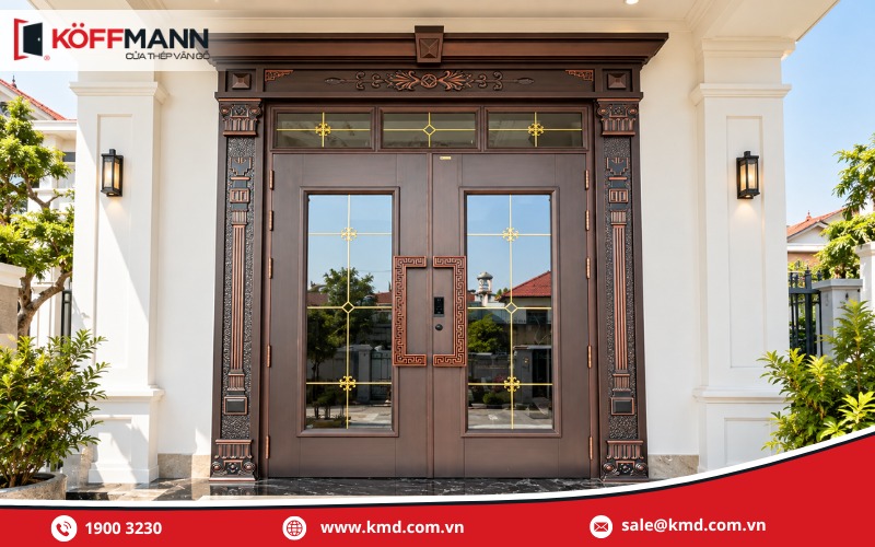 Kinh nghiệm chọn cửa 2 cánh đẹp phù hợp từng công trình
