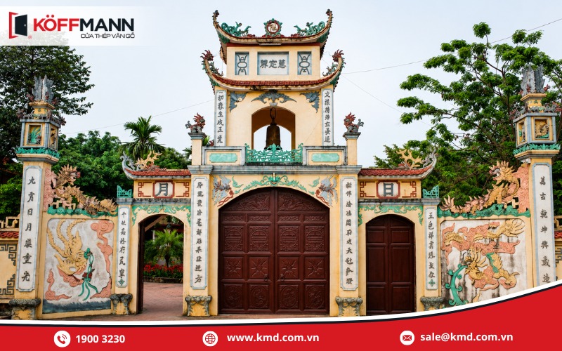 Lý do cửa cổng chùa thường có 3 cửa?
