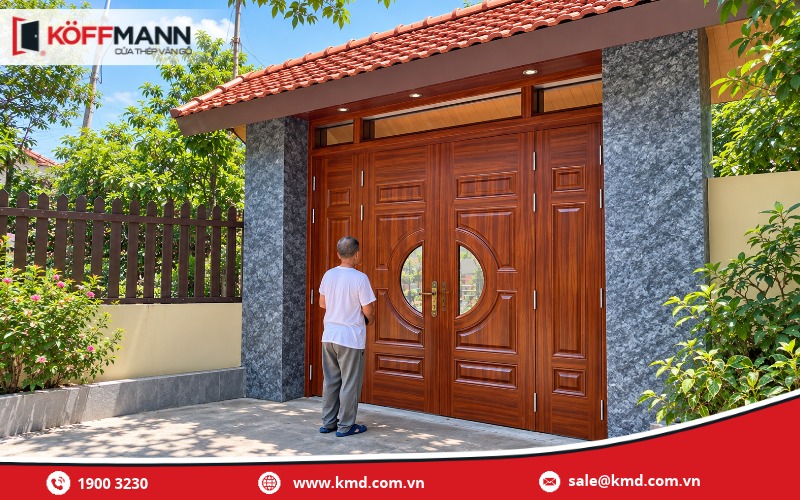 Các mẫu cửa cổng đẹp 4 cánh