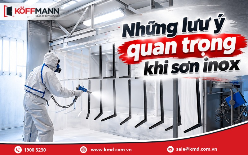 Những lưu ý quan trọng khi sơn inox 