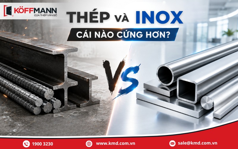 So sánh thép và inox cái nào cứng hơn?