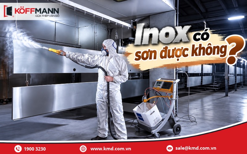 Sơn lên inox được không?