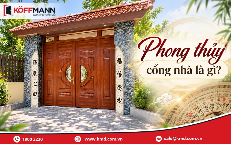 Phong thủy cổng nhà là gì?