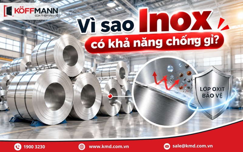 Vì sao inox có khả năng chống gỉ?