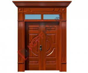 Cửa thép vân gỗ Luxury KL-22.01-2TK-PN