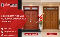 So sánh cửa thép vân gỗ với cửa gỗ? Cửa nào tốt hơn?