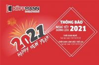 KOFFMANN - Thông báo nghỉ tết dương lịch 2021