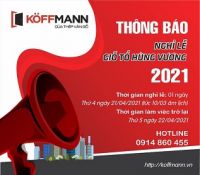 Koffmann thông báo lịch nghỉ lễ giỗ tổ Hùng Vương 10/3