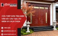 Cửa Thép Sơn Tĩnh Điện Vân Gỗ: 7 Điều Nên Biết Trước Khi Mua