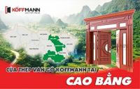 Địa chỉ mua cửa thép vân gỗ Koffmann tại Cao Bằng
