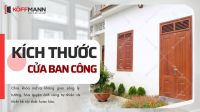 Kích thước cửa ban công bao nhiêu là chuẩn?