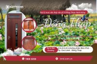 Nơi mua cửa thép vân gỗ tại Đồng Tháp đảm bảo chất lượng cao, giá tốt
