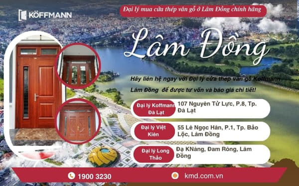 Giá và nơi mua cửa thép vân gỗ Lâm Đồng uy tín, tốt nhất?