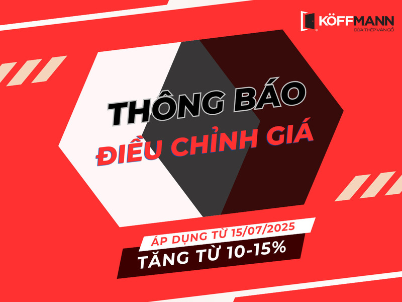 Koffmann - Điều Chỉnh Giá Bán Sản Phẩm Từ Ngày 15/07/2025