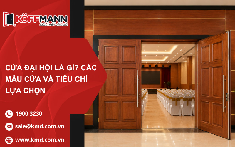 Cửa Đại Hội Là Gì? Các Mẫu Cửa Và Tiêu Chí Lựa Chọn