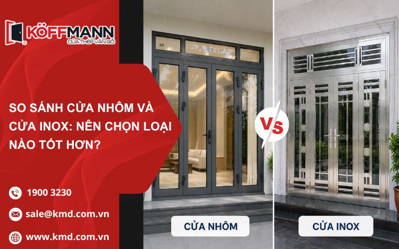 Cửa Nhôm Và Cửa Inox: Nên Chọn Loại Nào Cho Nhà Ở?