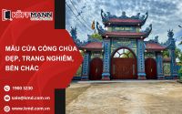 Mẫu Cửa Cổng Chùa Đẹp: Trang Nghiêm, Bền Chắc