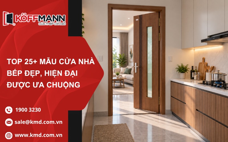Top 25+ Mẫu Cửa Nhà Bếp Đẹp, Hiện Đại Được Ưa Chuộng