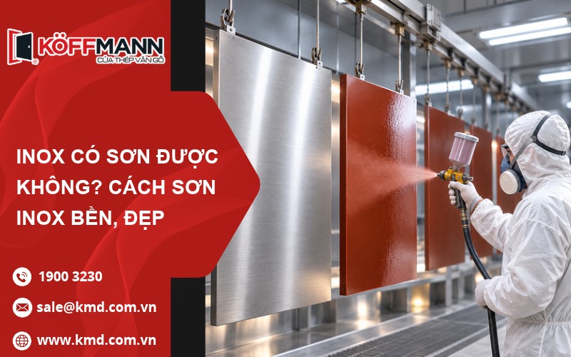 Inox Có Sơn Được Không? Cách Sơn Inox Bền, Đẹp
