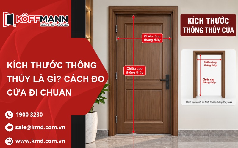 Kích Thước Thông Thủy Là Gì? Cách Đo Cửa Đi Chuẩn