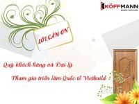 Thư cảm ơn Quý khách hàng tham dự triển lãm VIETBUILD Hà Nội 03/2018