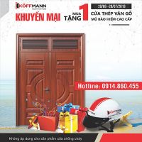 Giảm nhiệt mùa hè với khuyến mại mũ bảo hiểm cao cấp Koffmann